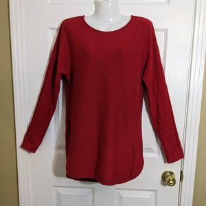 Michael Michael Kors Cherry Red Long Sleeve Back Zip Sweater Dress - size S